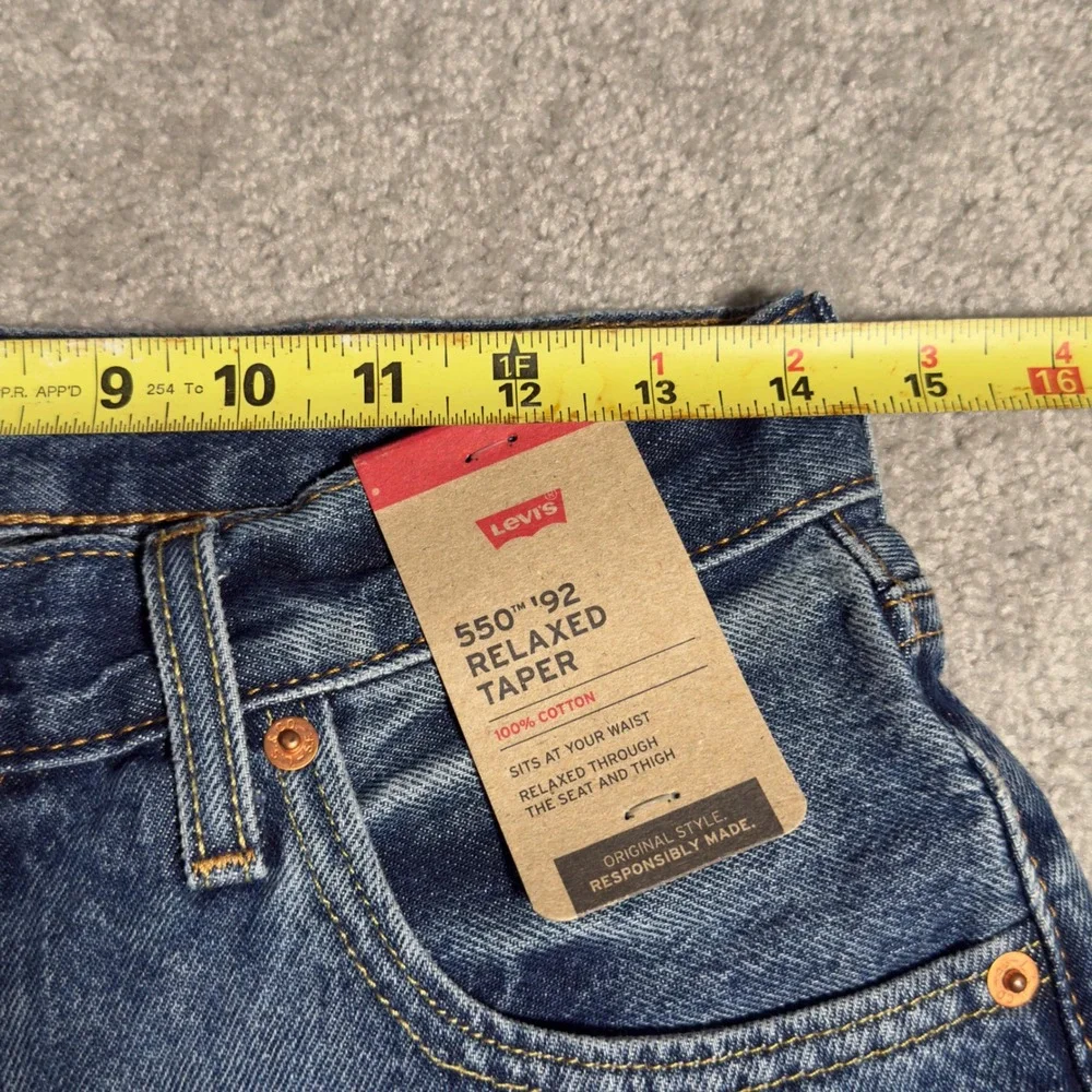 Levis 550 92 Relaxed Taper‎ Mens 29x32 Blue NEW Denim Jeans A34180003